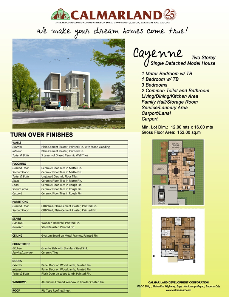 Calmar land model houses Calmar land model houses