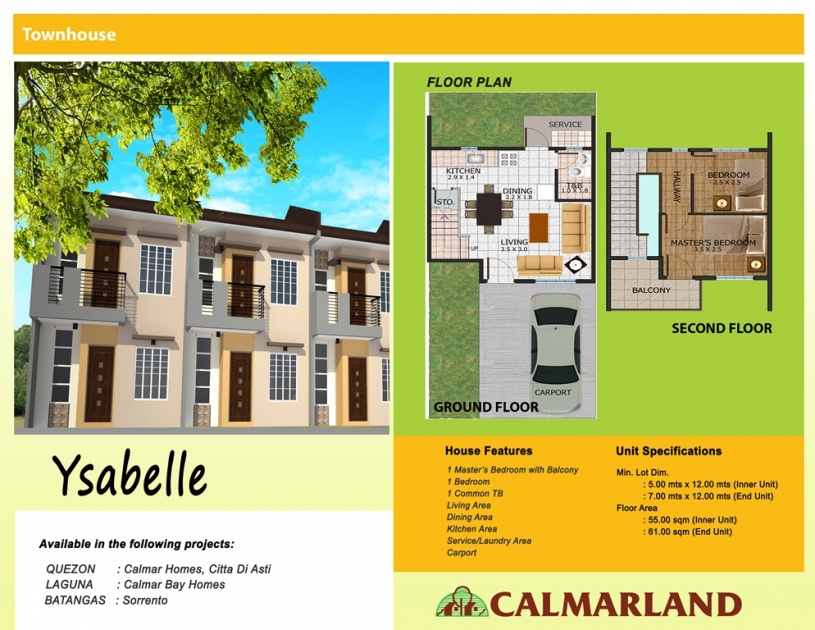 Calmar land model houses Calmar land model houses